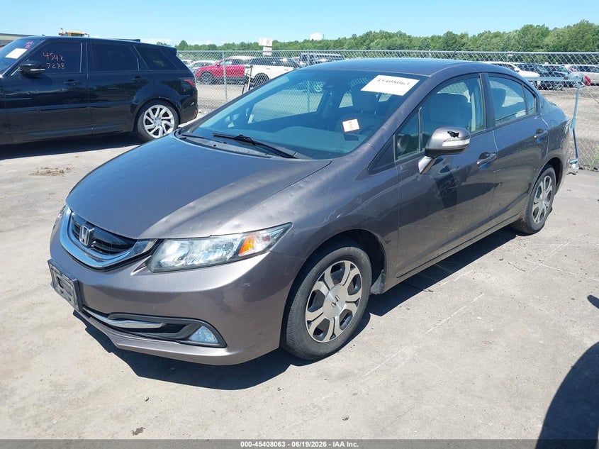2013 Honda Civic Hybrid 19XFB4F27DE002104 photo 1