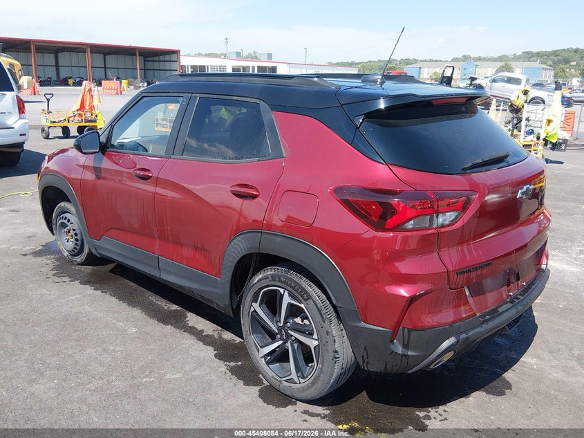 Vin: kl79mtsl7pb105974, lot: 45906105, chevrolet trailblazer fwd rs 20232