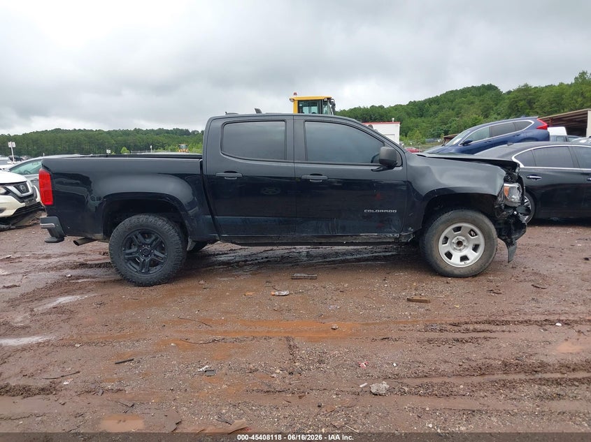 VIN 1GCGSBEN3M1142688 2021 CHEVROLET COLORADO 2WD  SHORT BOX WT