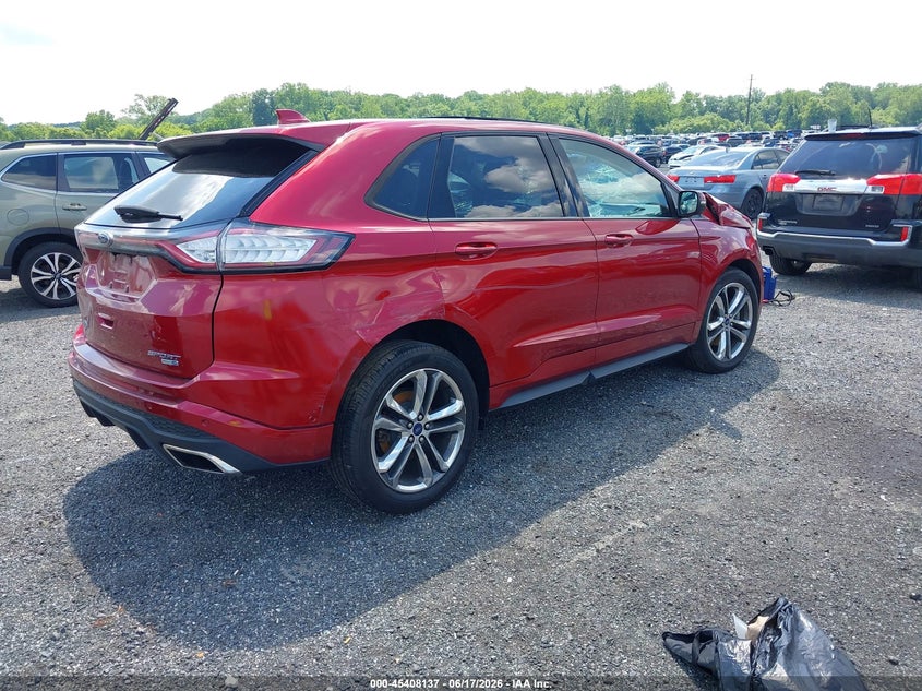 Vin: 2fmpk4ap7gbb55712, lot: 45906159, ford edge sport 20164