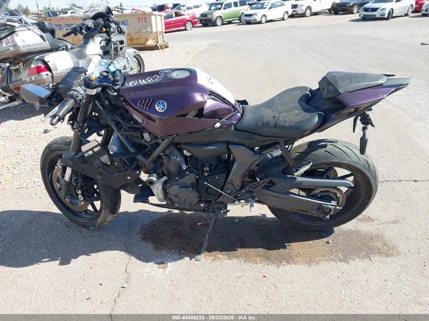 2022 Yamaha Yzfr7 VIN: JYARM38E9NA000816 Lot: 45408226