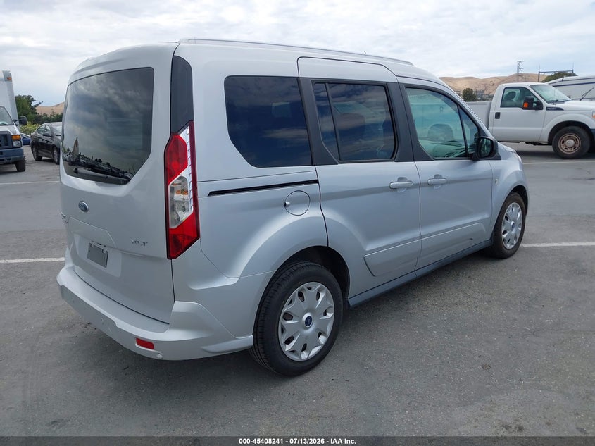 Vin: nm0ae8f71h1293306, lot: 45906263, ford transit connect xlt 20174