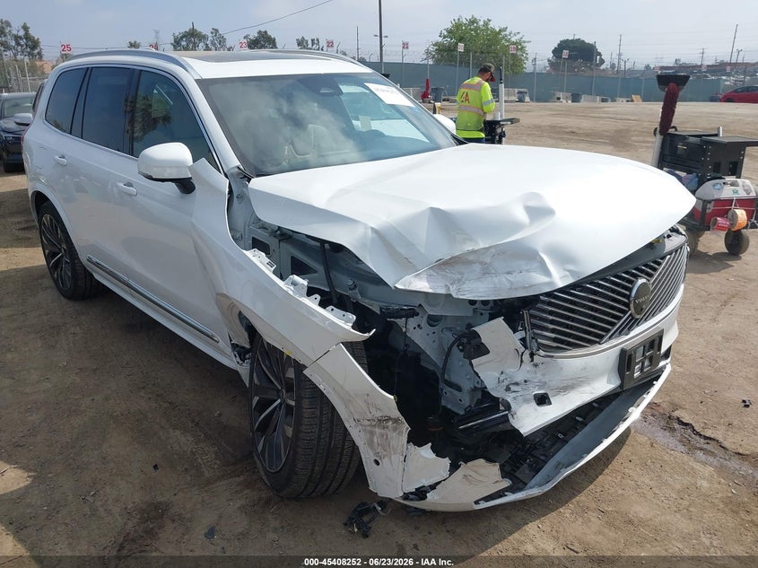 Vin: yv4062pe3t1472345, lot: 45906273, volvo xc90 plus, b6 awd gas (mild hybrid), gasoline, bright, 7 seats 2026 img_1