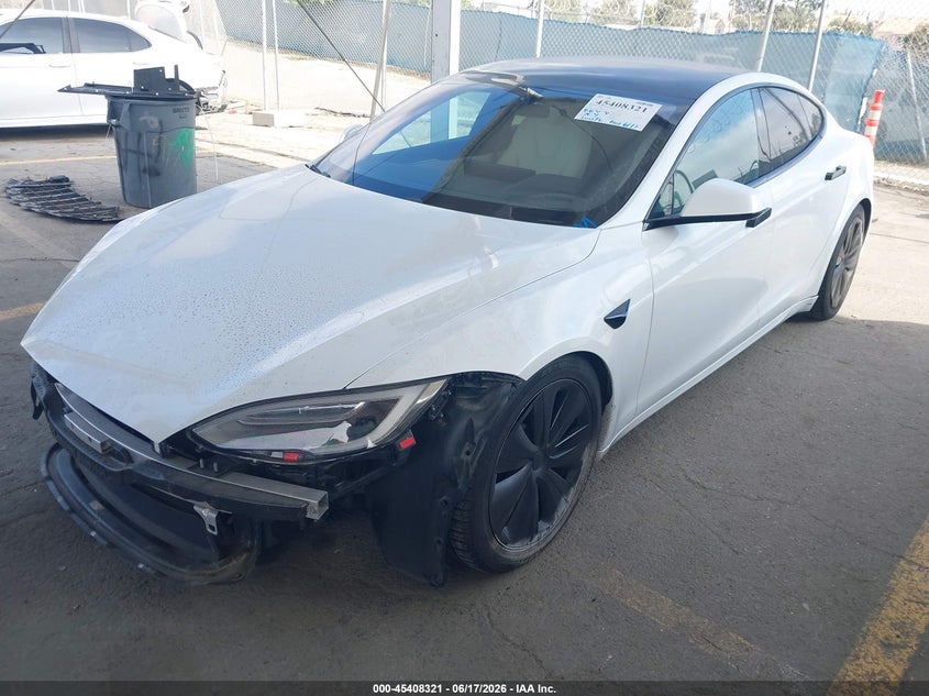 Vin: 5yjsa1e58nf469264, lot: 45906343, tesla model s dual motor all-wheel drive 20222