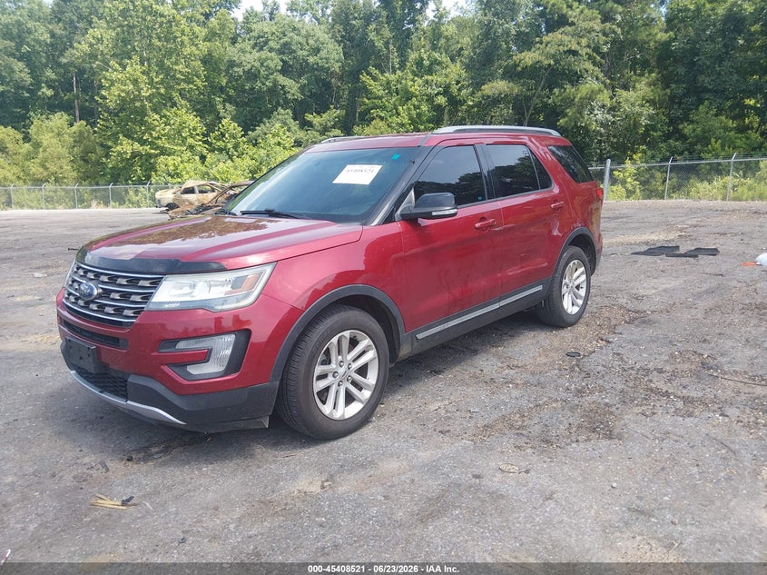 Vin: 1fm5k7dh2ggb86291, lot: 45906543, ford explorer xlt 20162