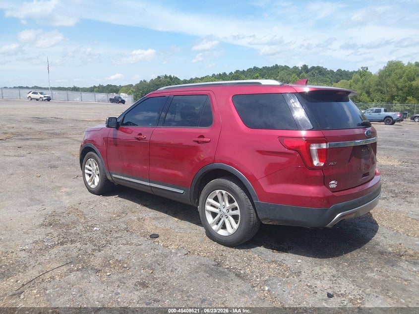Vin: 1fm5k7dh2ggb86291, lot: 45906543, ford explorer xlt 20163