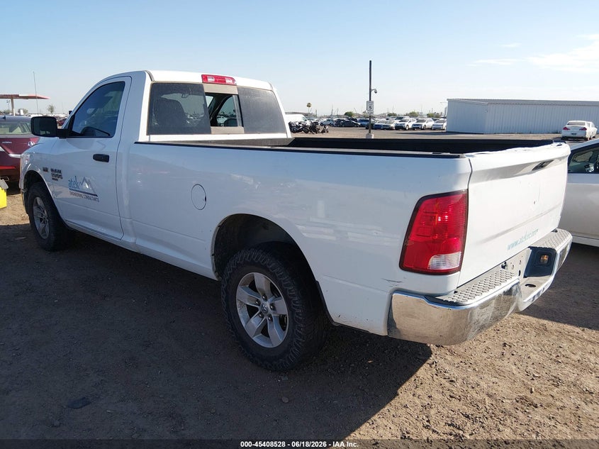 Vin: 3c6jr6dt3kg669774, lot: 45906550, ram 1500 classic tradesman  4x2 8' box 20193