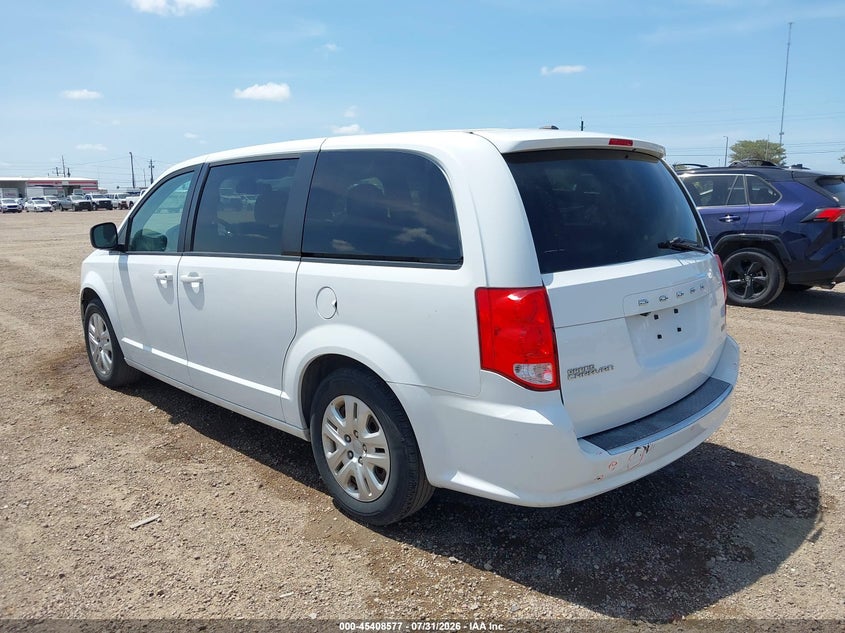 Vin: 2c4rdgbg7jr296639, lot: 45906599, dodge grand caravan se 20183