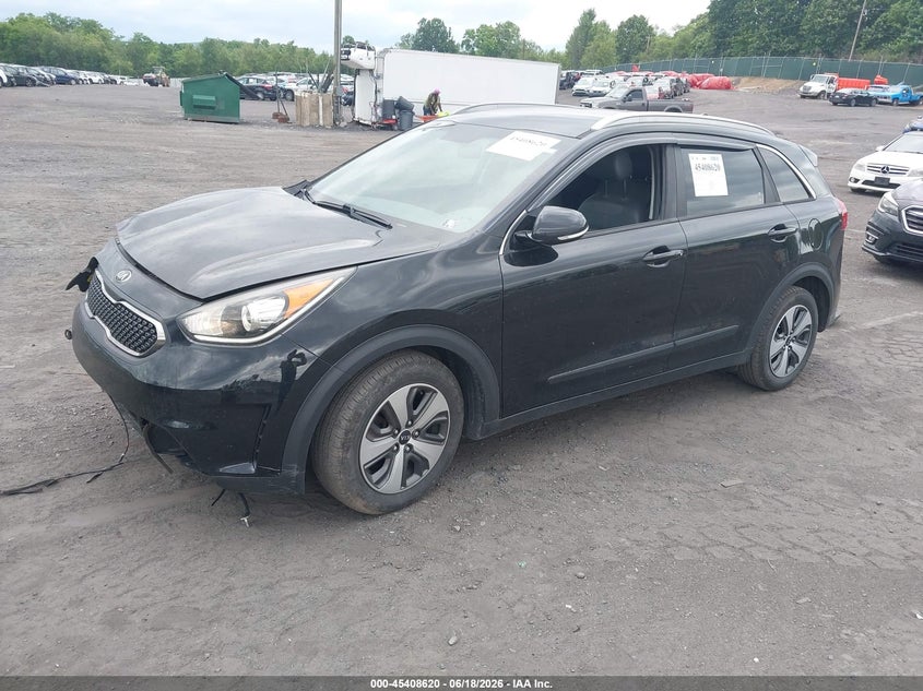 Vin: kndcc3lcxh5036417, lot: 45906642, kia niro ex 20172