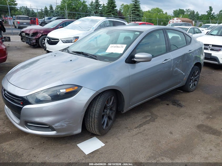 Vin: 1c3cdfaaxfd432371, lot: 45906661, dodge dart se 20152