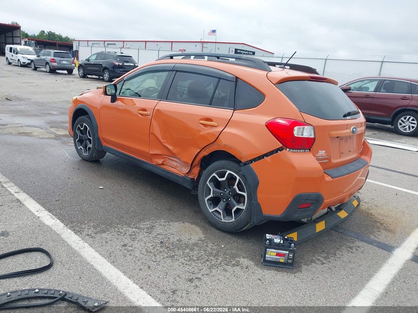 Vin: jf2gpacc2f8238580, lot: 45906683, subaru xv crosstrek 2.0i premium 20153