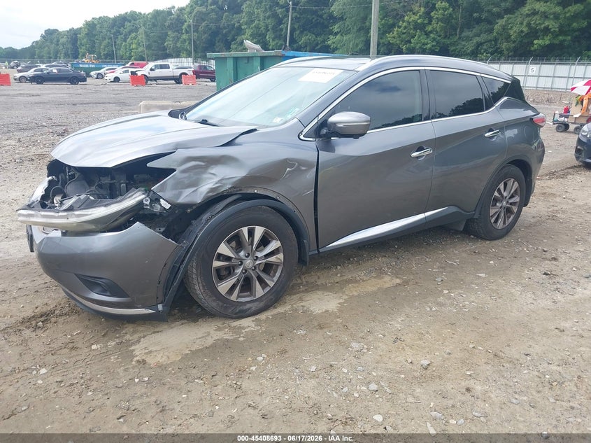 5N1AZ2MH3FN210105 2015 Nissan Murano Sl photo 1