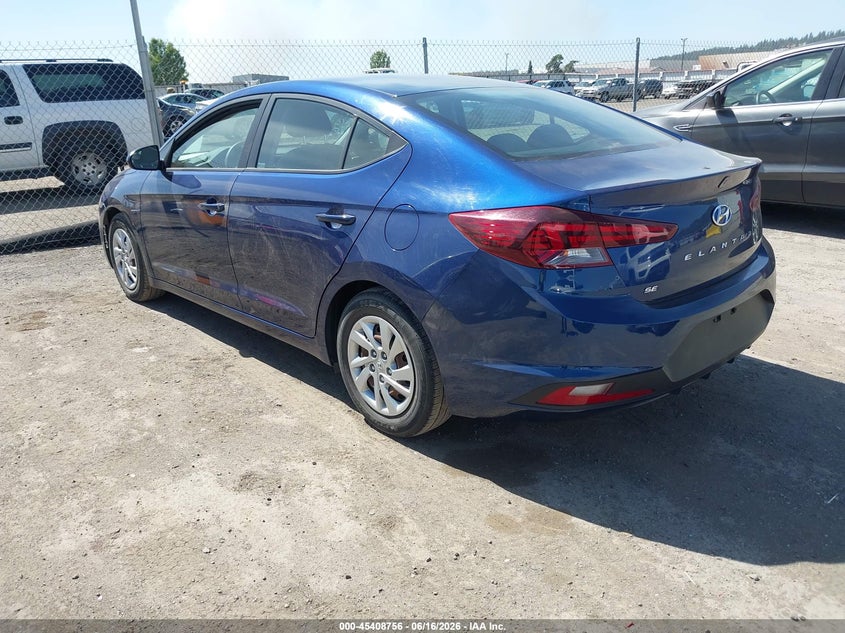 2020 HYUNDAI ELANTRA auction photo 3