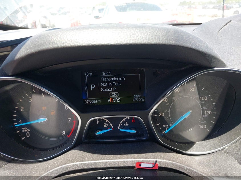 2019 FORD ESCAPE SPORT UTILITY VEHICLE 1.5L I-4 DI, DOHC, VVT, TURBO, 179HP