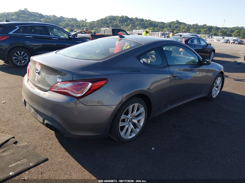 2013 HYUNDAI GENESIS COUPE 2.0L I-4 DOHC, VVT, TURBO, 274HP