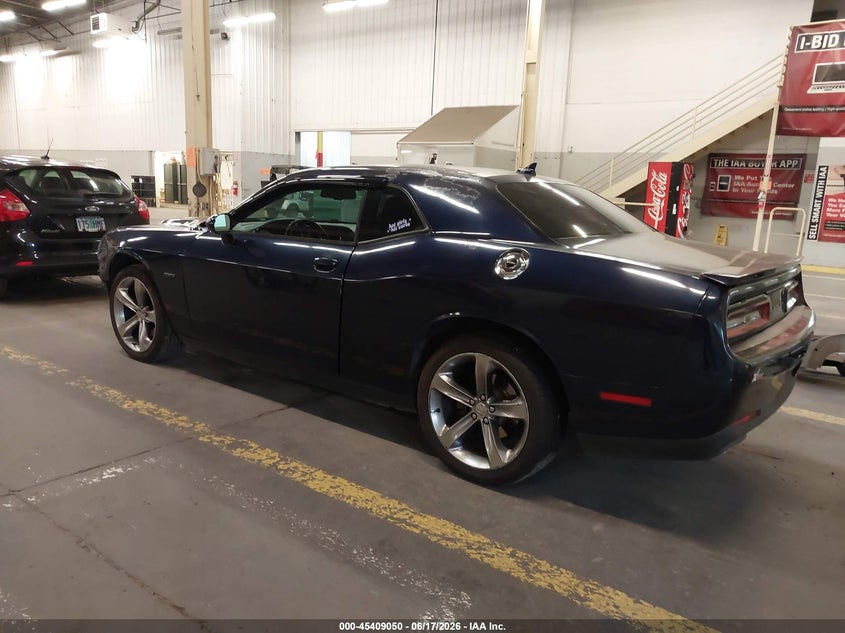 Vin: 2c3cdzat9fh737057, lot: 45907072, dodge challenger r/t 20153