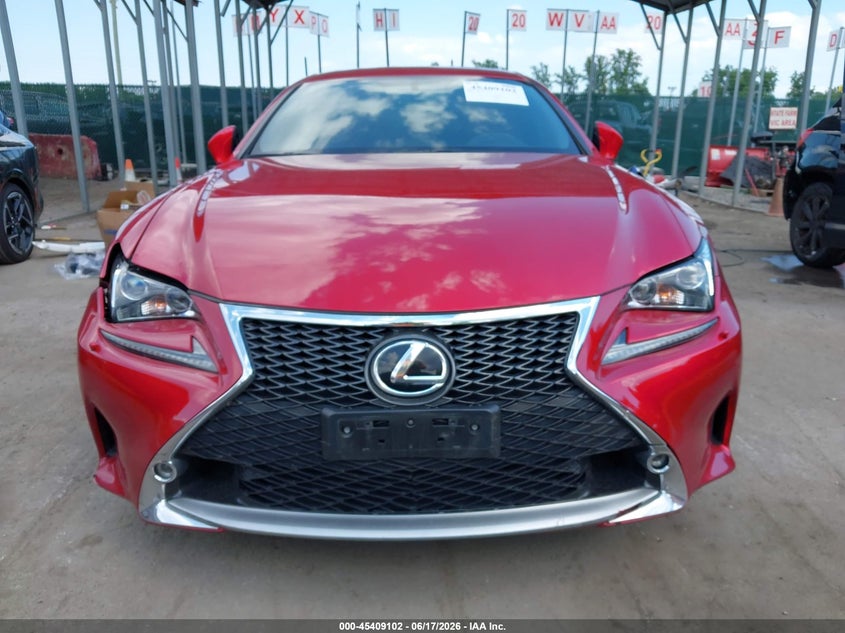 2015 Lexus Rc 350 VIN: JTHSE5BC8F5001678 Lot: 45409102