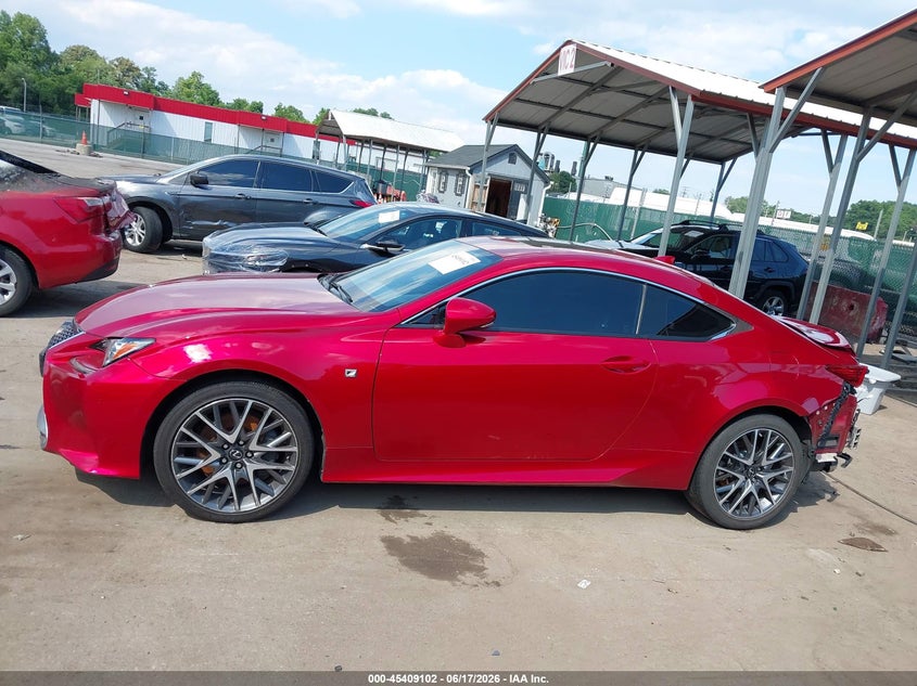 2015 Lexus Rc 350 VIN: JTHSE5BC8F5001678 Lot: 45409102