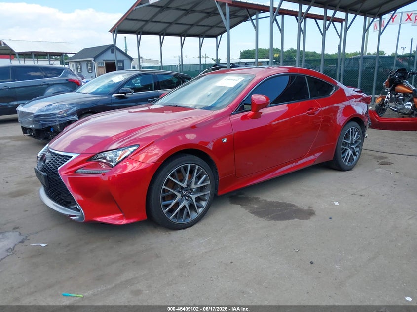 Vin: jthse5bc8f5001678, lot: 45907124, lexus rc 350 20152