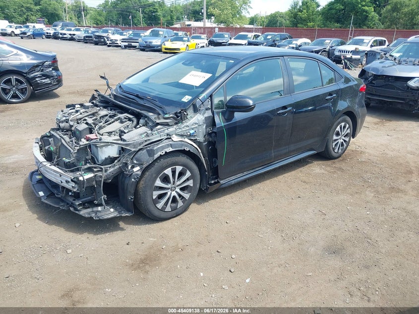 2021 Toyota Corolla Hybrid Le JTDEAMDE2MJ032108 photo 1