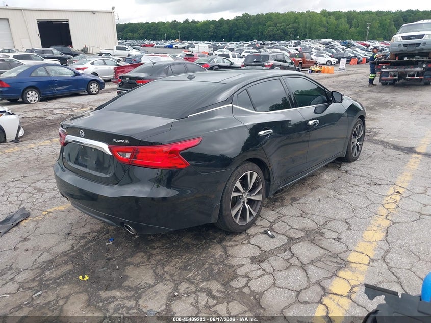 Vin: 1n4aa6ap9gc384777, lot: 45907226, nissan maxima 3.5 platinum 20164