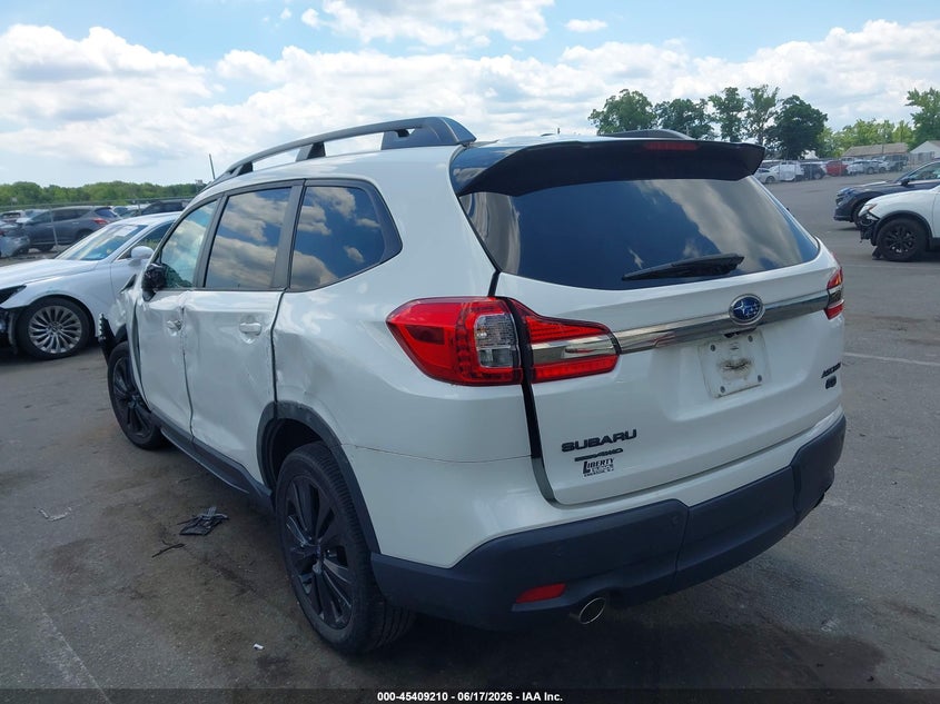 Vin: 4s4wmagd4n3449700, lot: 45907233, subaru ascent onyx edition 20223