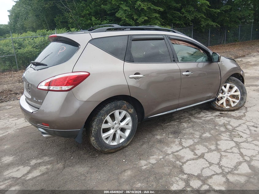 Vin: jn8az1mw6cw219906, lot: 45907269, nissan murano sl 20124