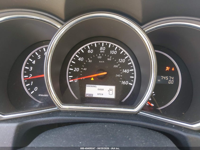 NISSAN MURANO 2012 VIN JN8AZ1MW6CW219906