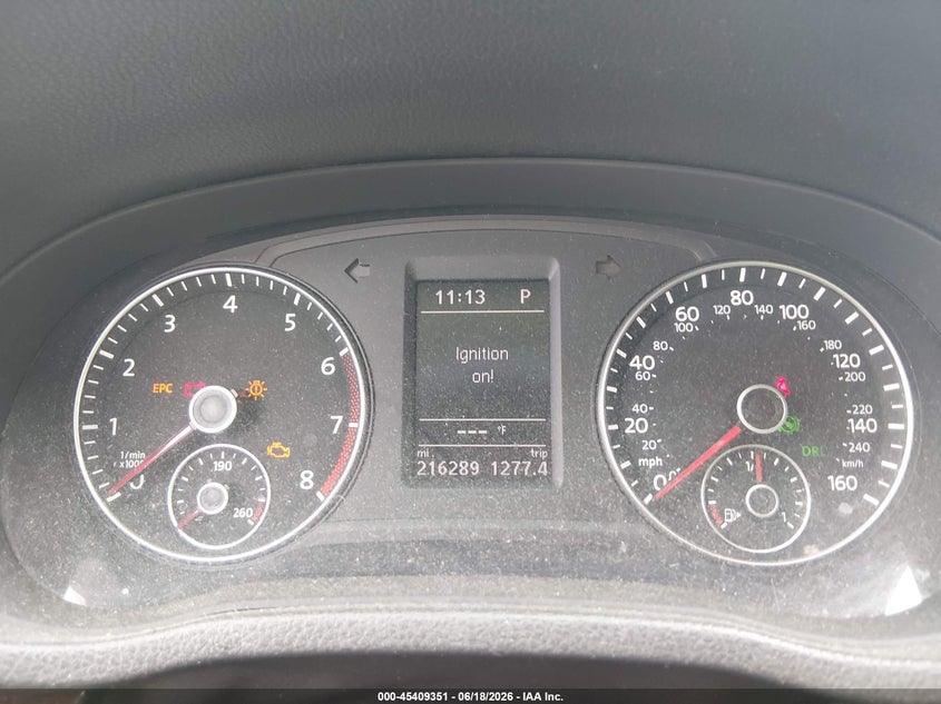 2014 VOLKSWAGEN PASSAT SEDAN 3.6L V-6 DI, DOHC, VVT, 280HP