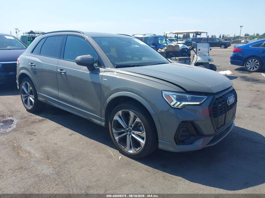 Vin: wa1eecf3xm1011026, lot: 45907397, audi q3 premium plus 45 tfsi s line quattro tiptronic 2021 img_1