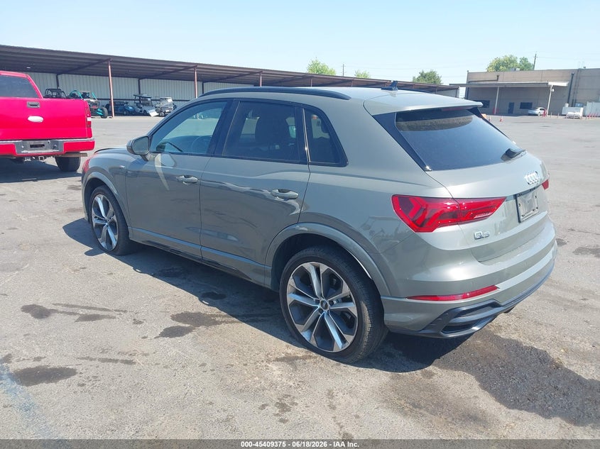 Vin: wa1eecf3xm1011026, lot: 45907397, audi q3 premium plus 45 tfsi s line quattro tiptronic 20213