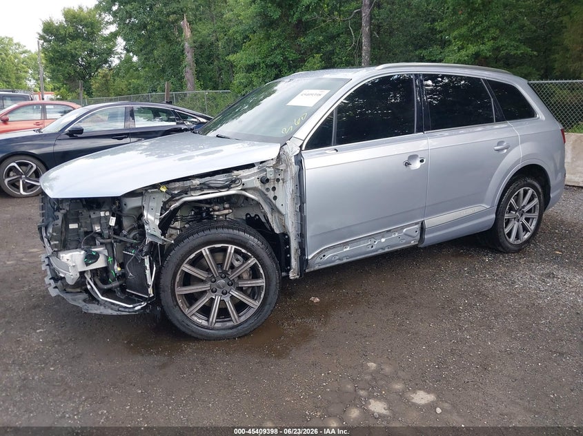 Vin: wa1vaaf76jd019024, lot: 45907420, audi q7 3.0t premium 20182