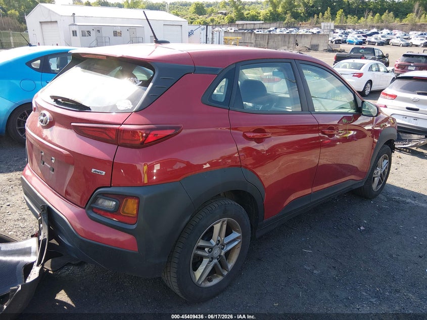 VIN KM8K1CAA2LU403906 2020 HYUNDAI KONA SE