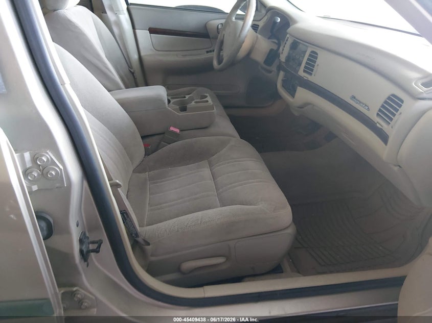 2002 CHEVROLET IMPALA SEDAN 3.4L V-6 180HP