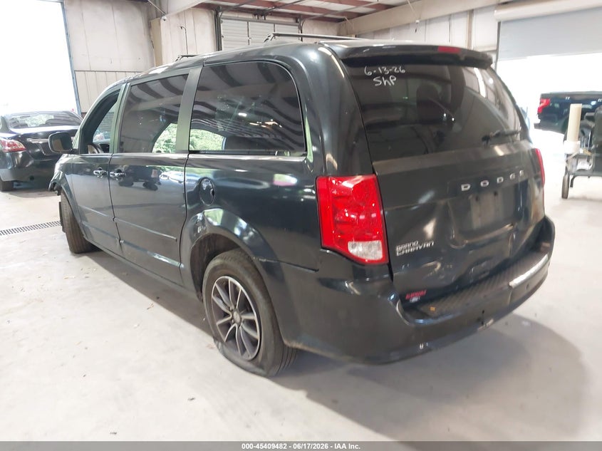 Vin: 2c4rdgcg3hr677445, lot: 45907504, dodge grand caravan sxt 20173