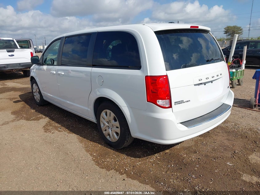 Vin: 2c4rdgbg4jr273335, lot: 45907519, dodge grand caravan se 20183
