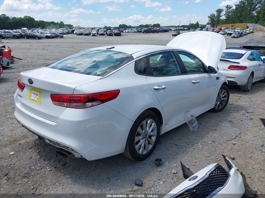 Vin: 5xxgt4l36gg016831, lot: 45907530, kia optima lx 20164