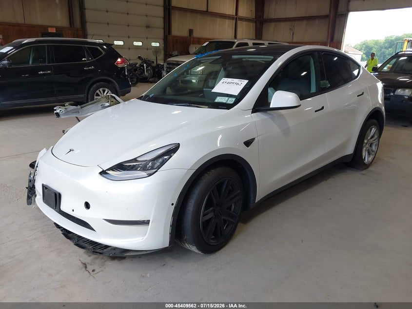 2022 Tesla Model Y Long Range Dual Motor All-Wheel Drive 7SAYGDEEXNA012823 photo 1