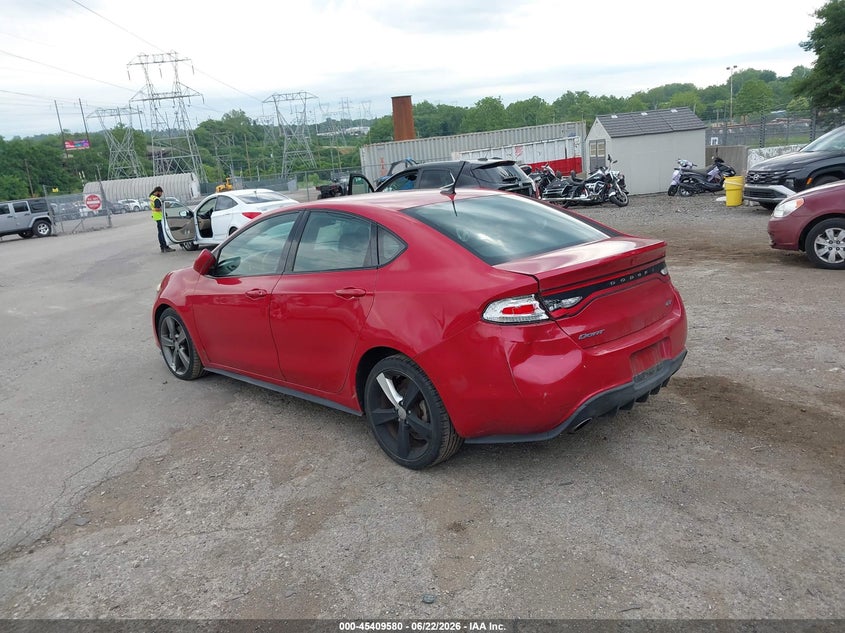 Vin: 1c3cdfeb6fd315874, lot: 45907603, dodge dart gt 20153