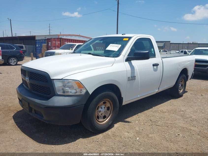Vin: 3c6jr6dg3hg664666, lot: 45907604, ram 1500 tradesman  4x2 8' box 20172