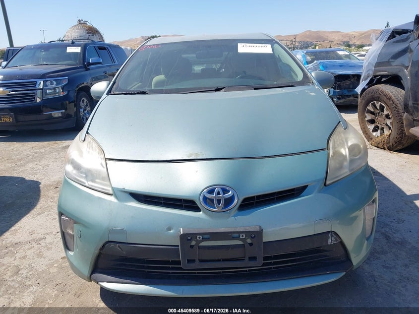 2012 TOYOTA PRIUS HATCHBACK 1.8L I-4 DOHC, VVT, 98HP