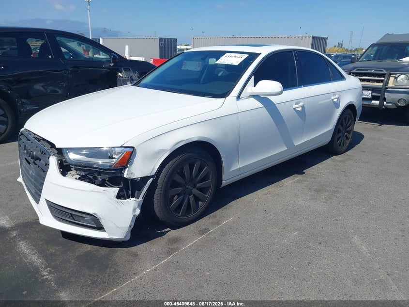 Vin: wauafafl0dn035508, lot: 45907671, audi a4 2.0t premium 20132