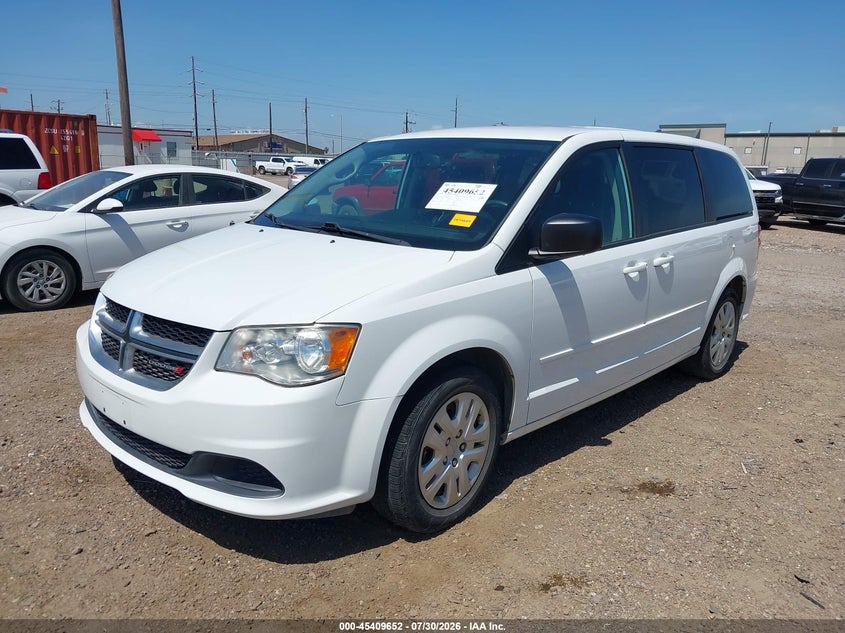 Vin: 2c4rdgbg2hr706516, lot: 45907674, dodge grand caravan se 20172