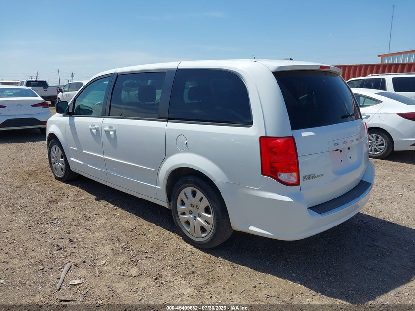 Vin: 2c4rdgbg2hr706516, lot: 45907674, dodge grand caravan se 20173