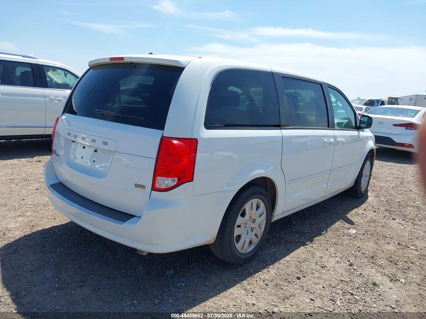 Vin: 2c4rdgbg2hr706516, lot: 45907674, dodge grand caravan se 20174