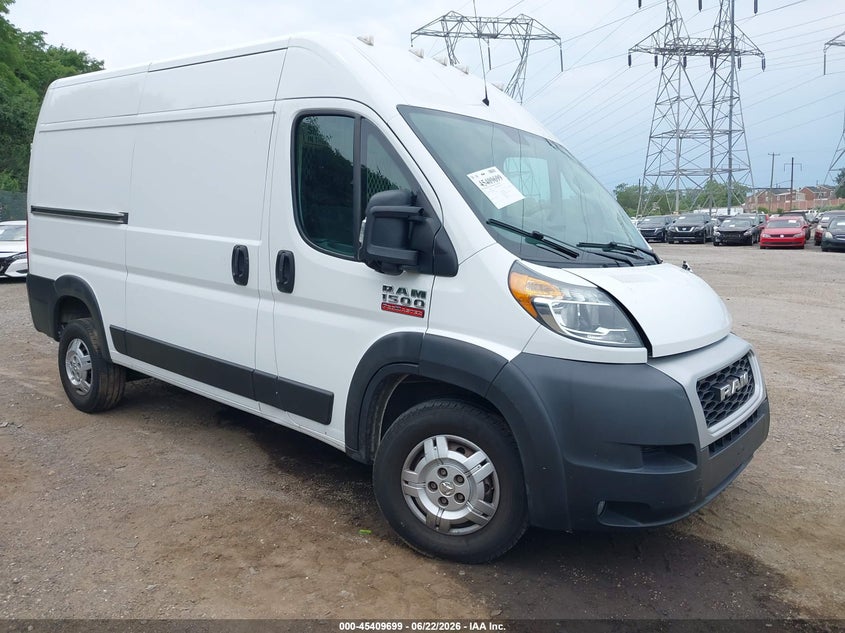 Vin: 3c6lrvbg7me516287, lot: 45907721, ram promaster 1500 high roof 136 wb 2021 img_1