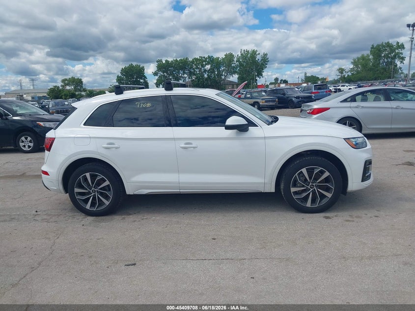AUDI Q5 2021 VIN WA1BAAFY8M2018789