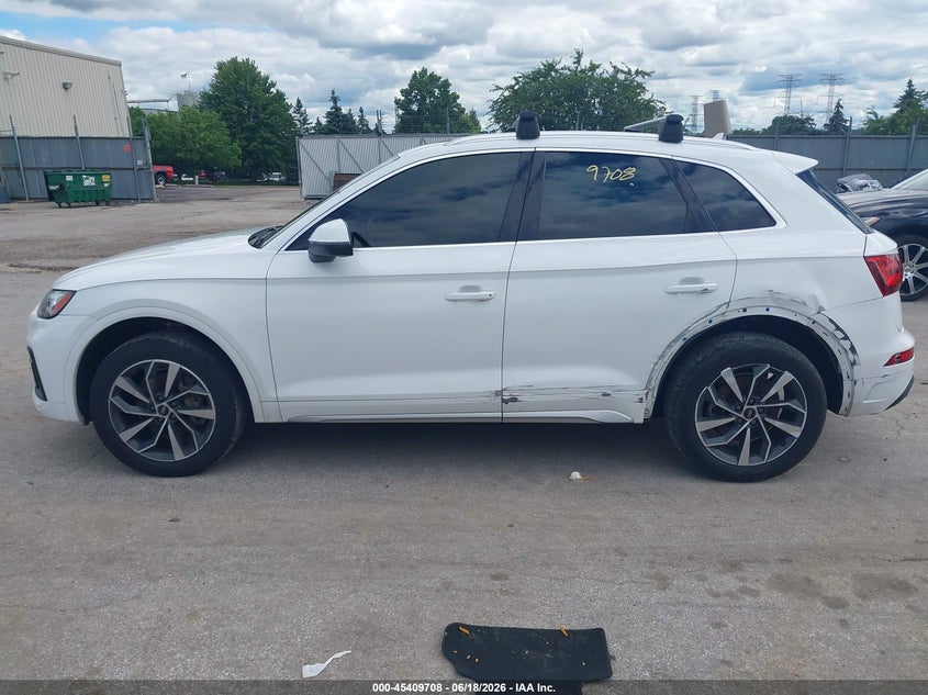 AUDI Q5 2021 VIN WA1BAAFY8M2018789