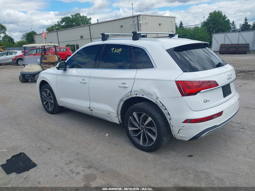 Vin: wa1baafy8m2018789, lot: 45907730, audi q5 premium plus 45 tfsi quattro s tronic 20213
