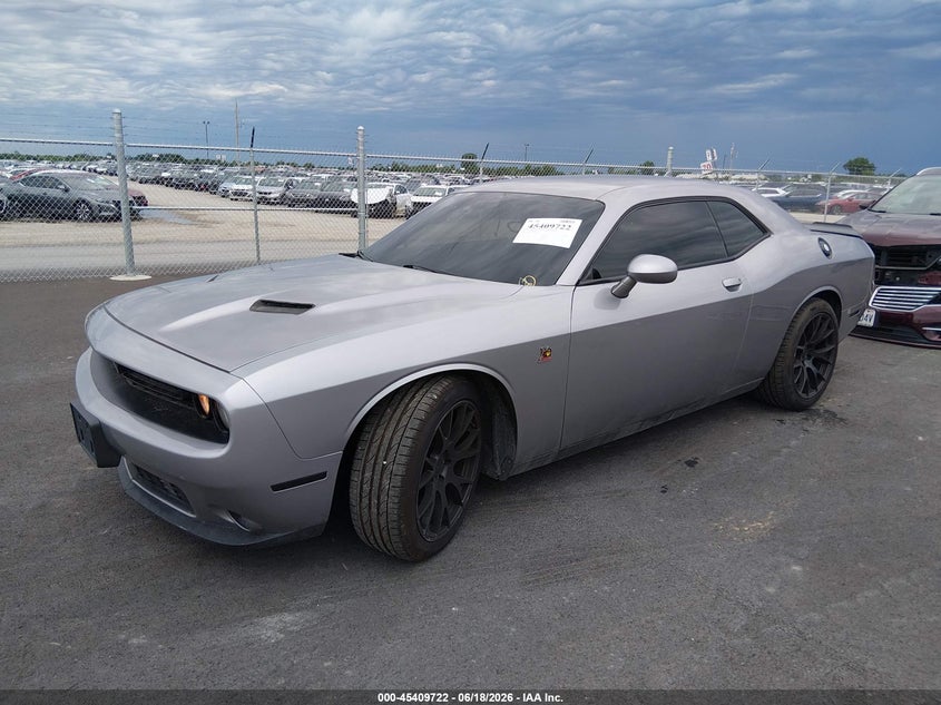 Vin: 2c3cdzfj1jh241122, lot: 45907744, dodge challenger r/t scat pack 20182